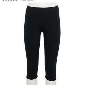 Sonoma black cropped leggings